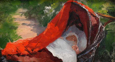 Sleep So Sweet - Baby in a Pram